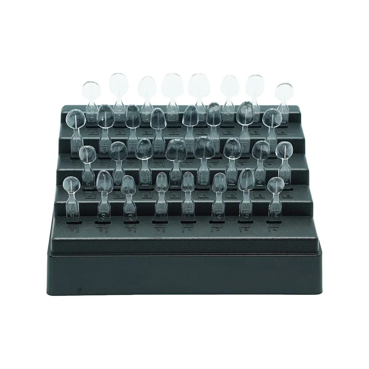 Teeth Whitening Moulds - 32-teiliges Dental-Veneer-Formset, Komposit-Harzform, lichthärtend, autoklavierbar, für