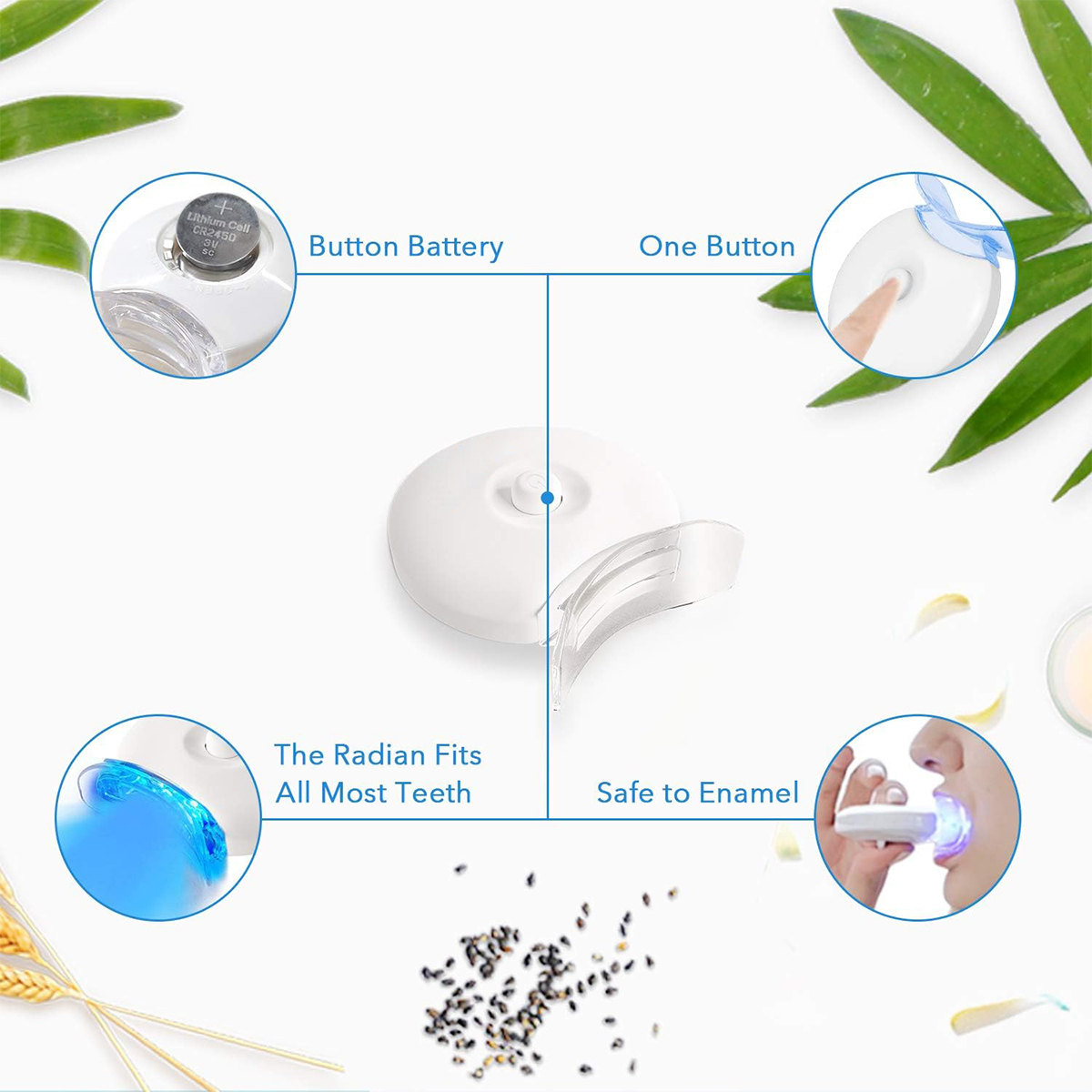 Zahnaufhellungs-Set – 5 x LED- – Teeth Whitening Near Me Bewertung und Preis